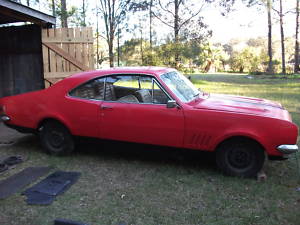 Red 1970 Holden Monaro HG GTS
