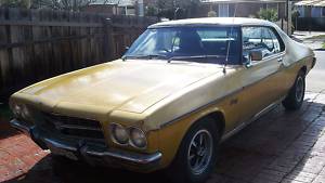 Yellow 1973 Holden Monaro HQ LS COUPE