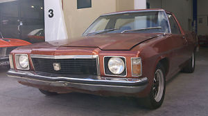 1974 Holden Sandman Ute - click to view eBay Auction 1974 Brown Holden Sandman HJ Ute