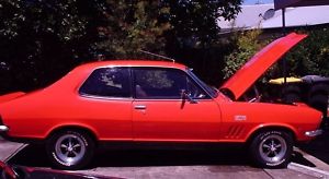 1972 Holden Torana - click to view eBay Auction Orange 1972 Holden Torana V8 - XU1